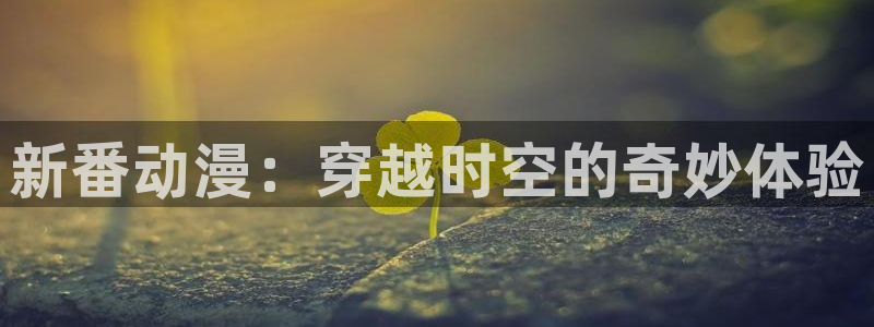 age动漫网：新番动漫：穿越时空的奇妙体验